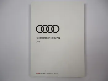 Audi A4 B9 8W RS4 S4 allroad quattro Betriebsanleitung Bedienung Bordbuch 6/2022