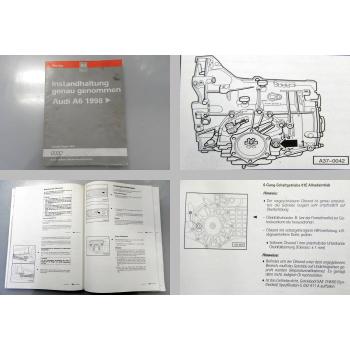 Audi A6 C5 Instandhaltung genau genommen Wartung Inspektion 1998 - 2000