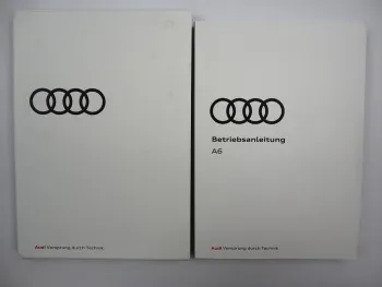 Audi A6 C8 4A RS6 S6 Betriebsanleitung Bedienungsanleitung 11/ 2022 Bordmappe