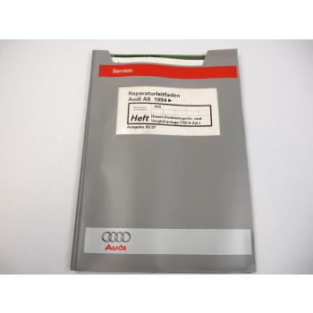 Audi A8 D2 2.5 TDI Direkteinspritzanlage AFB AKN Reparaturleitfaden 1998