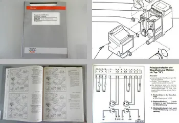 Audi A8 D2 4D Standheizung Zusatzheizung Webasto Werkstatthandbuch ab 1994