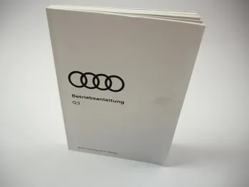 Audi Q3 F3 & RS Q3 Betriebsanleitung Bedienungsanleitung Bordbuch 11/2023