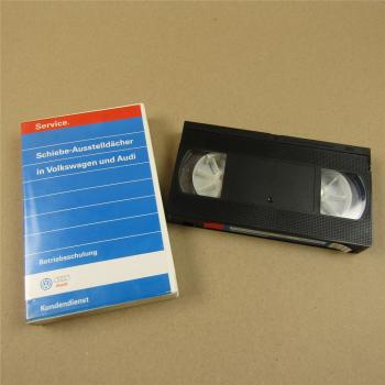 Audi VW Schiebedach Ausstelldach Betriebsschulung VHS Video 1995
