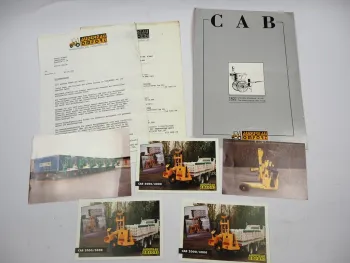 Audureau Omfort Gabelstapler Prospekt Foto Postkarte Anschreiben 1992 Frankreich