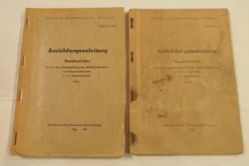 Ausbildungsanleitung Stundenbilder Spezialausbildung Militärkraftfahrer 1968 DDR
