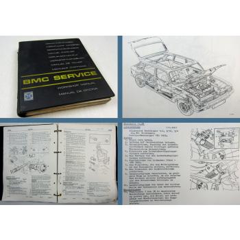 Austin Maxi + Maxi 2 Werkstatthandbuch Reparaturanleitung 1974 + Nachtrag 1980