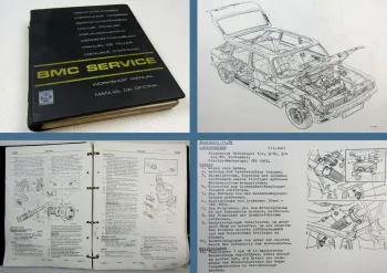 Austin Maxi + Maxi 2 Werkstatthandbuch Reparaturanleitung 1974 + Nachtrag 1980