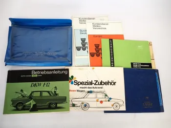 Auto Union DKW F12 / 65 Betriebsanleitung Scheckheft Bordmappe 1964