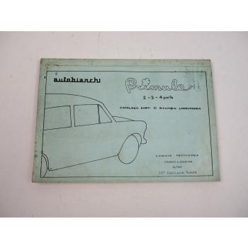 Autobianchi Primula Ersatzteilkatalog Karosserie Catalogo Parti di ricambio 1965