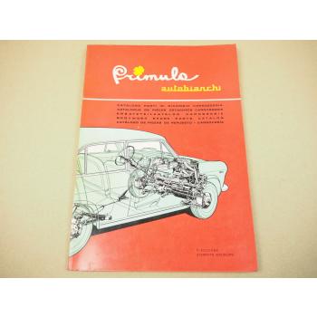 Autobianchi primula Ersatzteilkatalog Karosserie Parti di ricambio Parts 1965