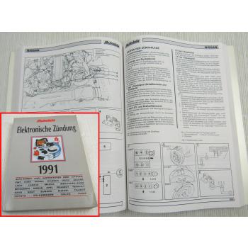 Autodata Elektronische Zündung 1979 - 1991 Werkstatthandbuch Alfa bis VW Volvo