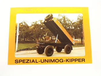 Auwärter Spezial Unimog Kipper Prospekt ca. 1970er Jahre