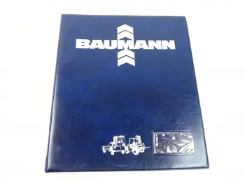 Baumann ES 30 10 45 TR Elektro Seitenstapler Ersatzteilliste Schaltplan 1991