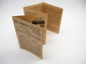 Beschreibung Gebrauchsanweisung Die Gasmaske 30 GI/Ia WK2 1940