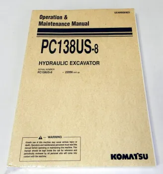 Betriebsanleitung Komatsu PC138US-8 Operation & Maintenance manual 10.2007