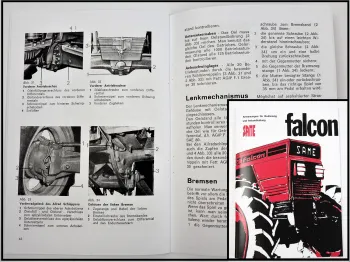 Betriebsanleitung Same Falcon + DT Bedienung & Instandhaltung 1975