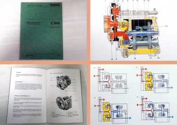Betriebsanleitung Voith C845 Certomatic Getriebe Bedienung 1984 zb. Gabelstapler