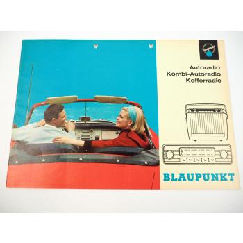Blaupunkt Autoradio Omnibus Kleinbus Anlagen Zubehör Kofferradio Prospekt 1964