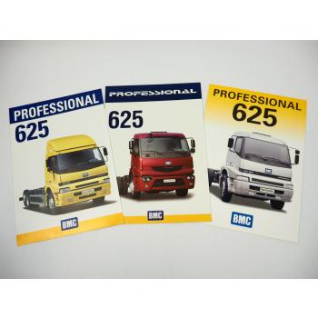 BMC 625 Professional Truck LKW 3x Prospekt Brochure 2004/08