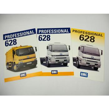 BMC 628 Professional Truck LKW 3x Prospekt Brochure 2004/06