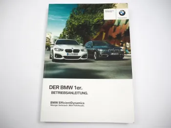 BMW 1er F20 F21 116i-125i M135i 114d-125d Betriebsanleitung Bordbuch 2015 Bedienung
