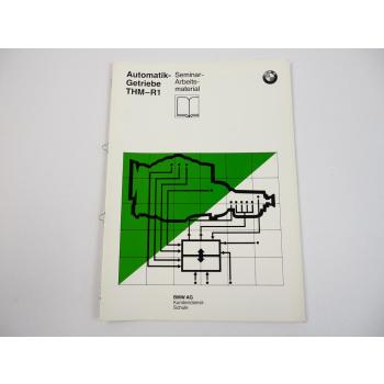 BMW 3er 5er E36 E34 Automatik Getriebe THM-R1 Kundendienstschule 1990