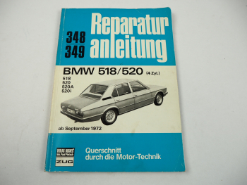 BMW 518 520 520A 520i E12 Reparaturanleitung Werkstatthandbuch ab 1972