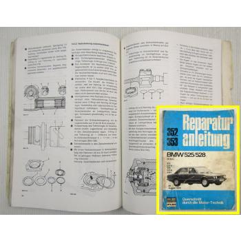 BMW 525 528 6-Zylinder Reparaturanleitung Werkstatthandbuch ab 08/1973