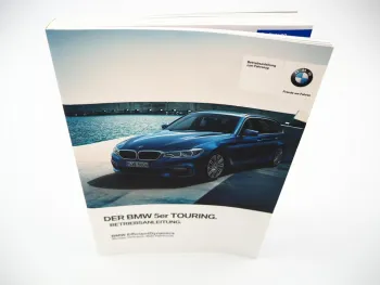BMW 5er touring G31 520i 530i 540i M550d Betriebsanleitung Bedienung 10/2017 Bordbuch deutsch