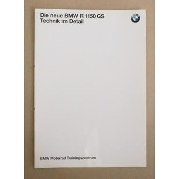 BMW R1150GS Prospekt Technik im Detail 1999