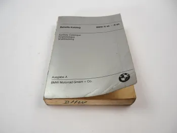 BMW R45 R65 Ersatzteilliste Behelfskatalog bis 1980 Auxiliary parts Catalouge