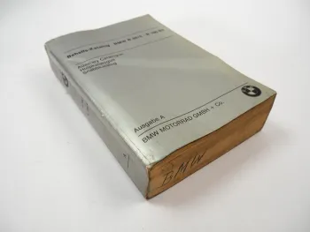 BMW R50/5 R60 R75 bis R100 Ersatzteilliste Behelfskatalog bis 1981 Auxiliary parts Catalouge