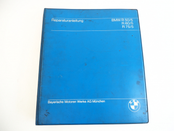 BMW R50 R60 R75 5 Motorrad Reparaturanleitung Werkstatthandbuch 1969