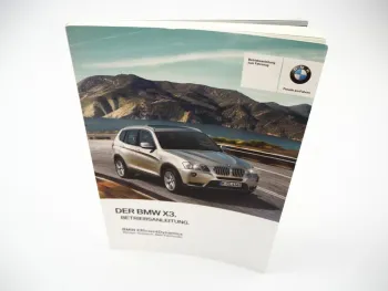 BMW X3 F25 Betriebsanleitung Bedienungsanleitung 6/2013 Bordbuch deutsch