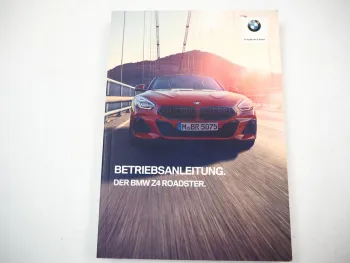 BMW Z4 Roadster G29 Betriebsanleitung Bedienungsanleitung 2020
