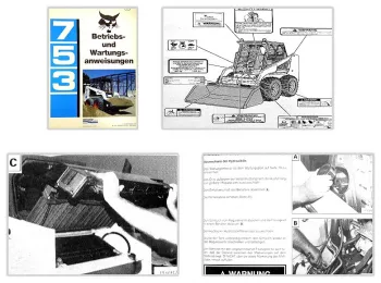 Bobcat 753 Lader Betriebsanleitung & Wartung 1991