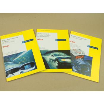 Bosch Batterien Bordnetz Licht Audio Navigation 3 Handbücher für Kraftfahrzeuge