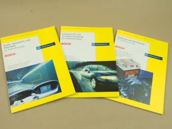 Bosch Batterien Bordnetz Licht Audio Navigation 3 Handbücher für Kraftfahrzeuge