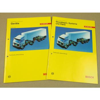 Bosch Druckluftanlagen Nutzfahrzeuge Grundlagen Systeme Pläne 1994 Schulung