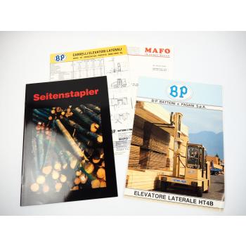 BP Battioni e Pagani HT Seitenstapler 3x Prospekt ca. 1993