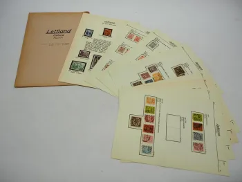 Briefmarken mit Falz Lettland Latvija Republik 1920/30er Jahre