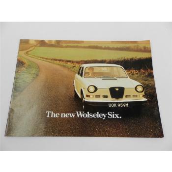 British Leyland UK Cars Wolseley Six Prospekt Brochure 1973