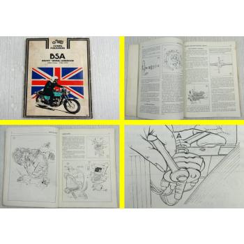 BSA 650cc Twins Motorcycles 1963 - 1972 Service and Repair Handbook Manual