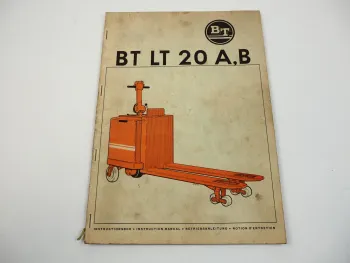 BT LT20 A B Stapler Hubwagen Betriebssanleitung Ersatzteilliste