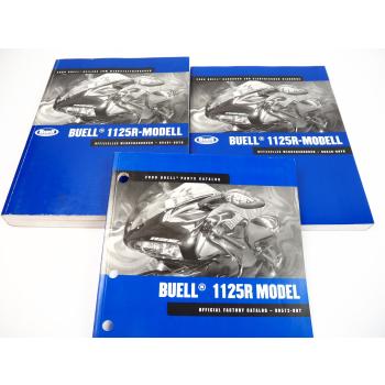 Buell 1125R Modell HL Werkstatthandbuch Parts Catalog und Diagnose 2008