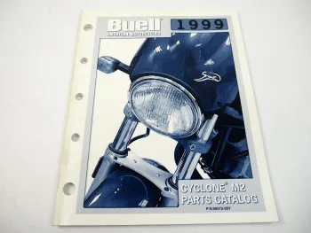 Buell Cyclone M2 Parts Catalog 1999 Official Factory Catalog