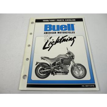 Buell Lightning Model S1 Parts Catalog 1996 - 1997 Official Factory Catalog
