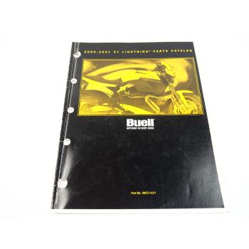Buell Lightning Model X1 Parts Catalog 2000 - 2001 Official Factory Catalog