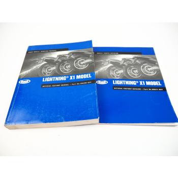 Buell Lightning Model X1 Service Manual and Parts Catalog 2002