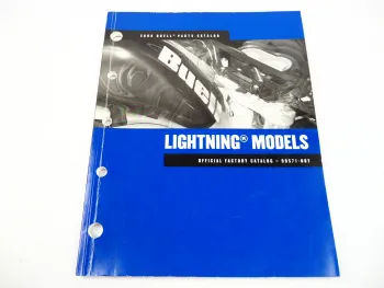 Buell Lightning Model XB9SX 12R S X Ss Scg STT Parts Catalog 2008